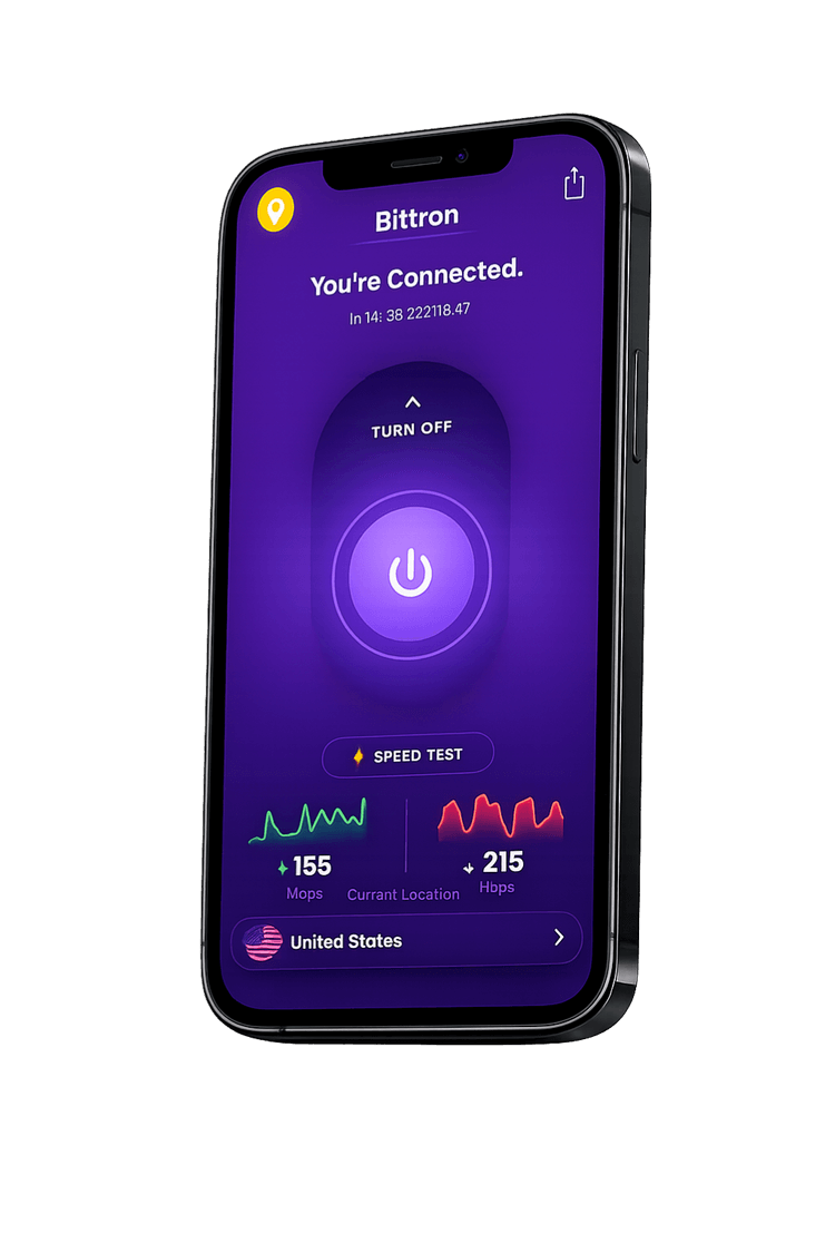 Bit Iron mobile app — privacy in your pocket